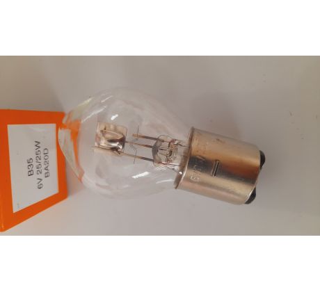 Žiarovka  6V 25/25W BA20d