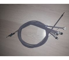 Sada šedých bowdenov JAWA 555