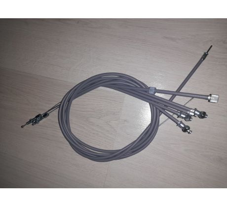Sada šedých bowdenov JAWA 555