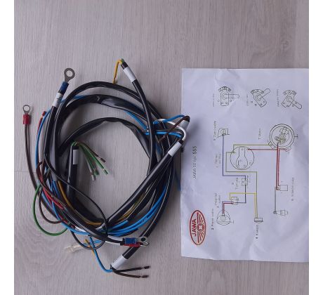 Elektroinštalácia JAWA 555