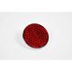 Odrazka červená so skrutkou (kryt zn D-57mm) -e- *M