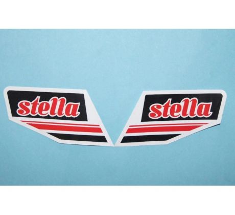 nálepka STELLA - červená 2ks