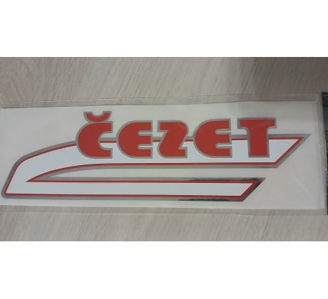 Nálepky nádrže ČZ 175 červená