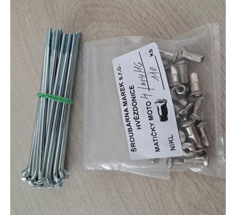 Špice s maticami JAWA Panelka M4x119