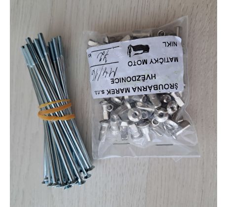 Špice s maticami M4x110 JAWA - Kývačka