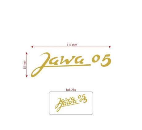 Nálepka JAWA 05