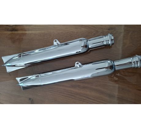 Výfuky Jawa 250/350 Pérák - rybiny (sada) - Turecko