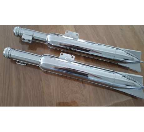 Výfuky rybiny JAWA 250 / 350 Kývačka ( sada ) * TR