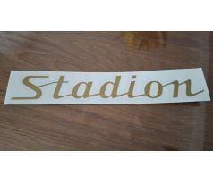 Nálepka STADION - zlatá
