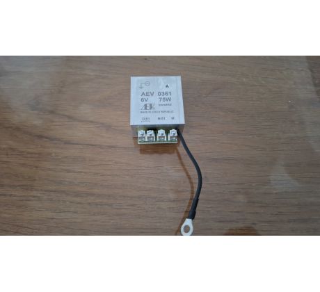 Regulátor AEV  6V 75 W mínus pól