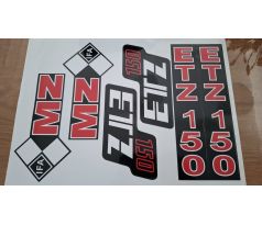Nalepky MZ 150 etz Sada