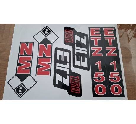 Nalepky MZ 150 etz Sada